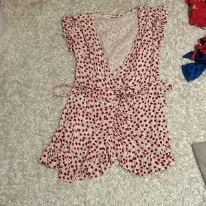 Floral Billabong Wrap Dress